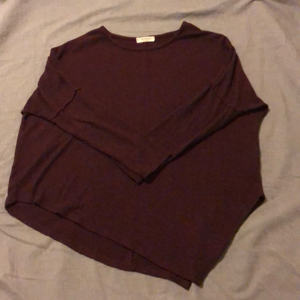 Burgundy sweater